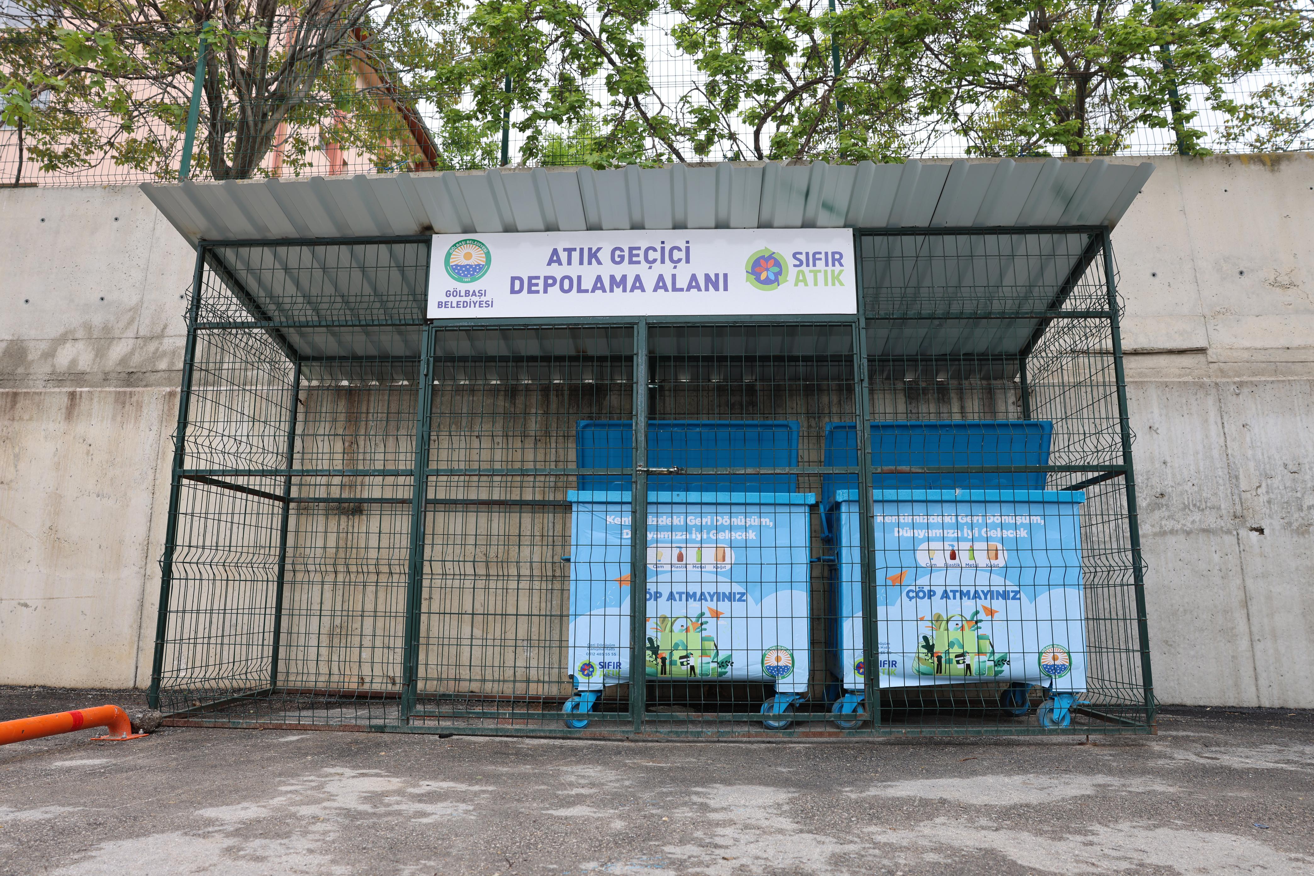 ÜNİVERSİTELİLER CADDESİ’NDE ‘ATIK GEÇİCİ DEPOLAMA ALANI’ OLUŞTURULDU