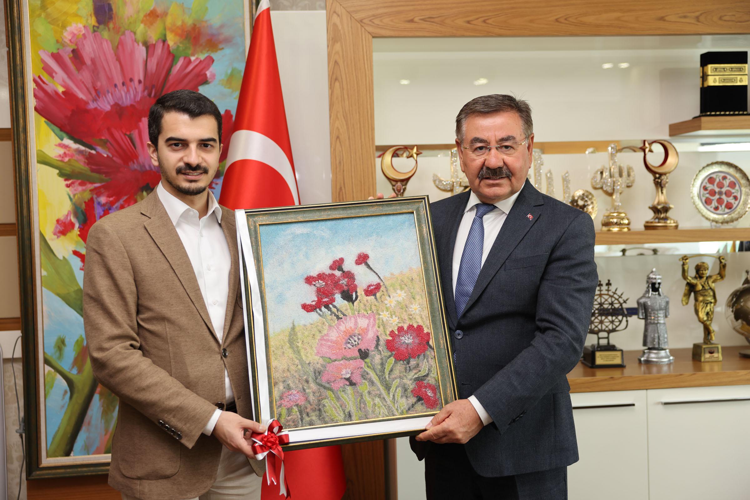 ÇANKAYA BELEDİYE BAŞKANI HÜSEYİN CAN GÜNER’DEN BAŞKAN ODABAŞI’NA ZİYARET