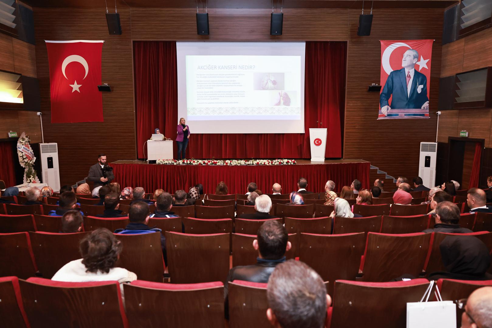 GÖLBAŞI BELEDİYESİ’NDEN AKCİĞER KANSERİ FARKINDALIK SEMİNERİ